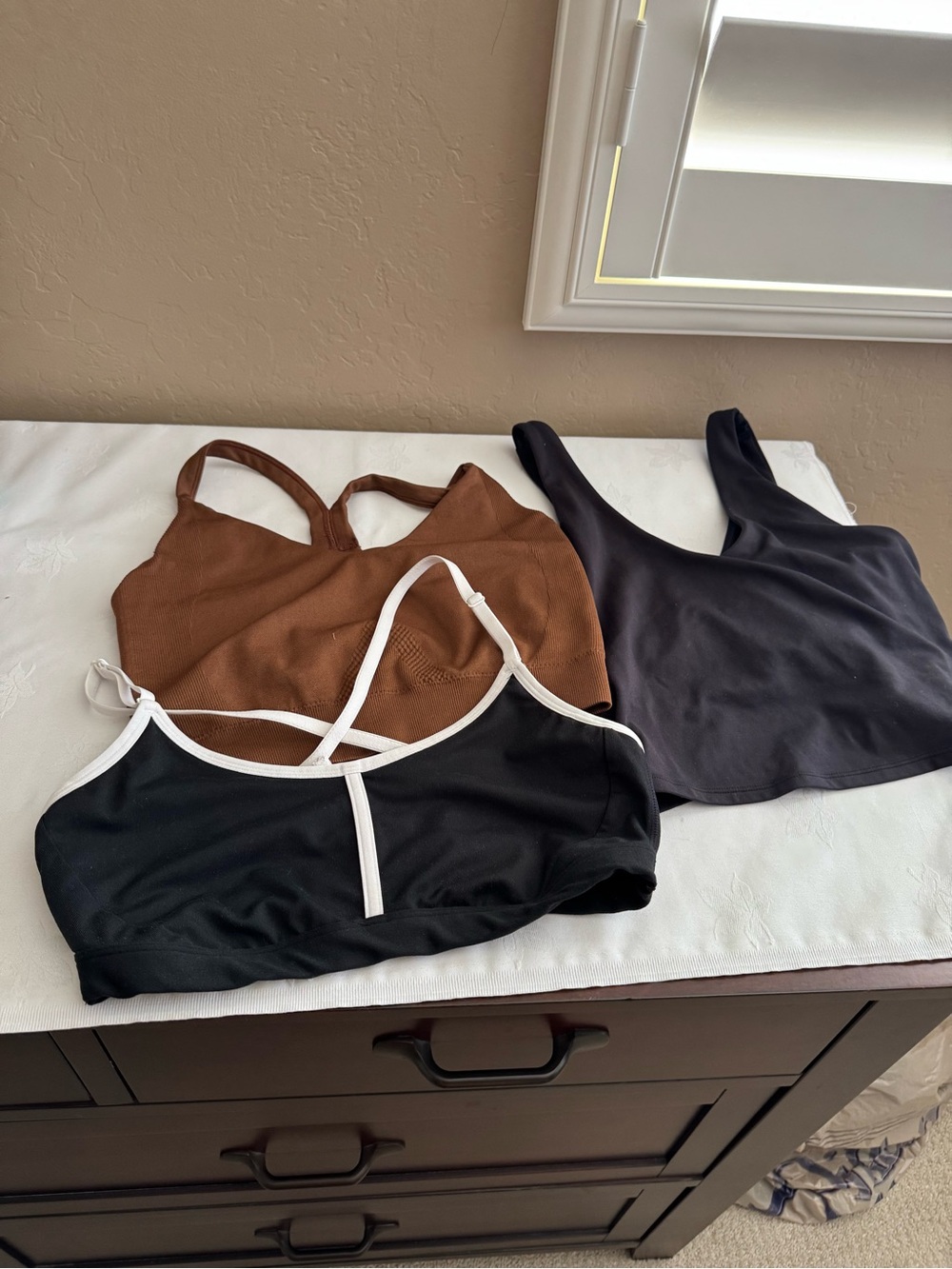 Sports Bras set of three all size M